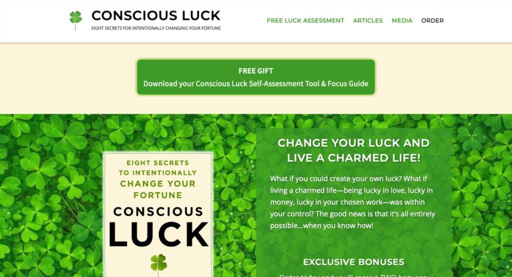 Conscious Luck Website